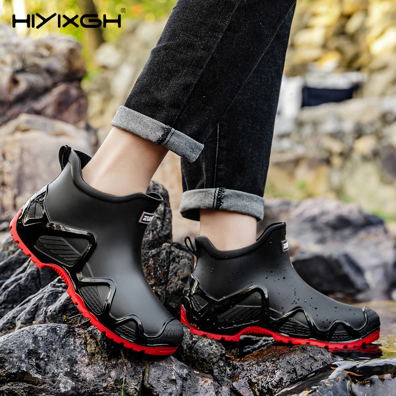 Sepatu Bot Hujan Pria Tebal, S - Fishing Boots ulasan dan harga